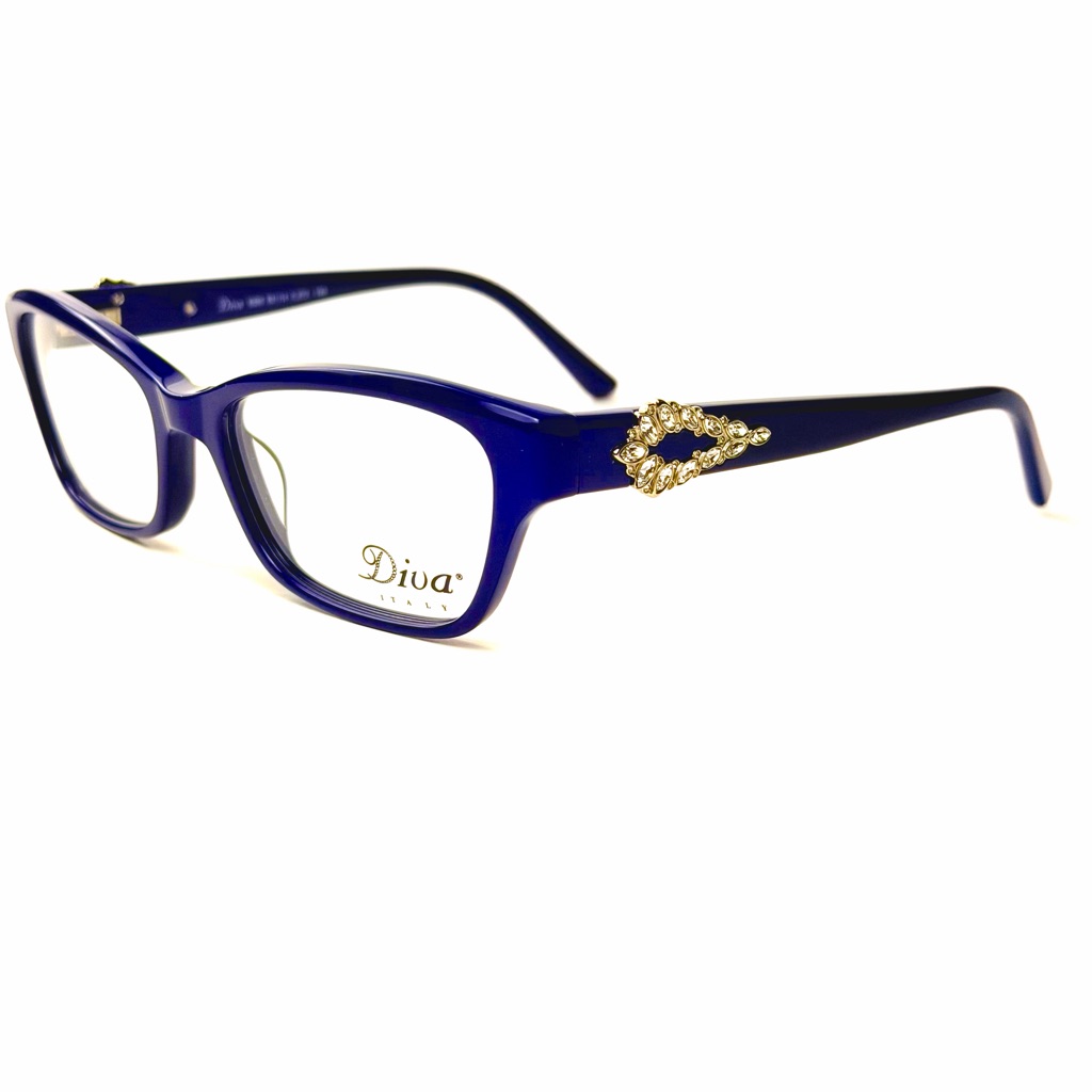 Diva 5385 C. 272 Blue Eyeglasses Brand New Authentic 53mm — image 6 of 8
